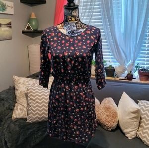 Flower print dress